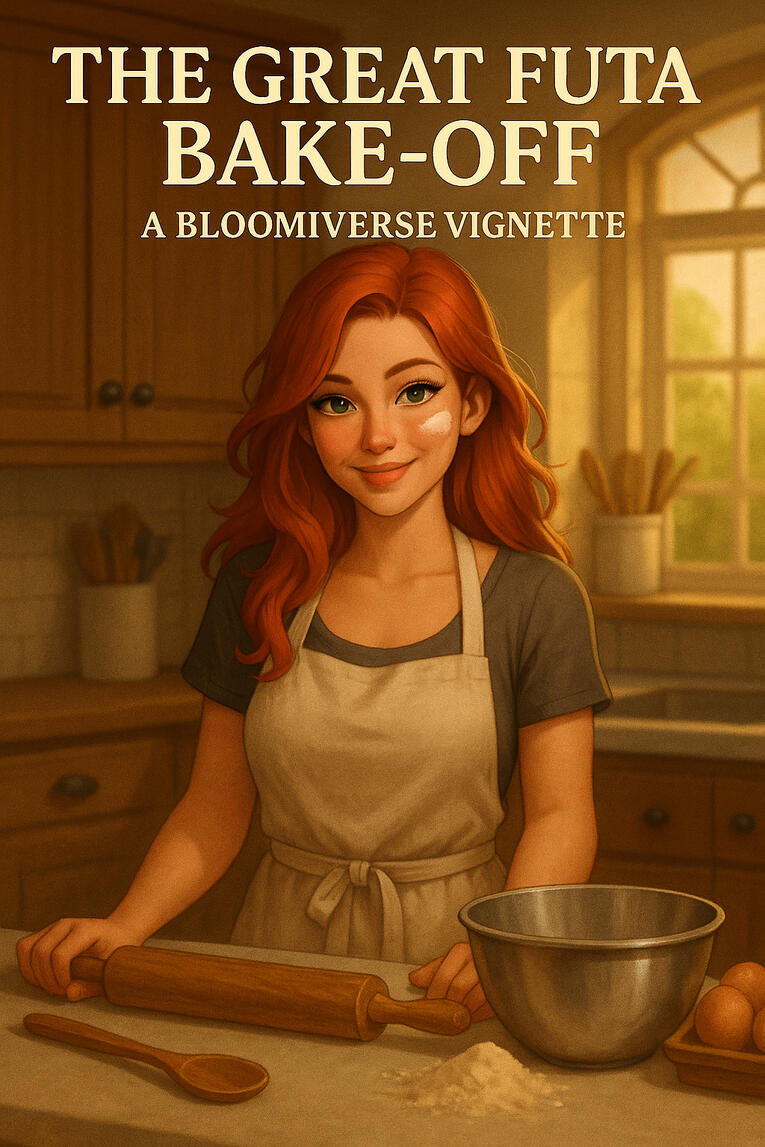 Cover art for "The Great Futa Bake-Off, A Bloomiverse Vignette"